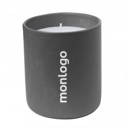 BOUGIE POT CERAMIQUE PERSONNALISABLE 'FLAVY'