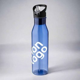 BOUTEILLE RPET PERSONNALISABLE 730ML AVEC PAILLE 'SIMCOE'