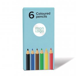 BOITE DE 6 CRAYONS COULEURS 'FLOFI'