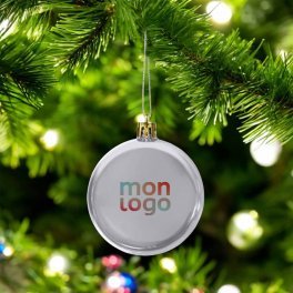BOULE DE NOEL PERSONNALISABLE 'LILY'