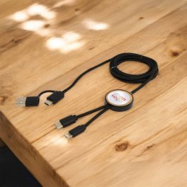 CABLE DE CHARGE PERSONNALISABLE 'ONTARIA LONG BOIS'