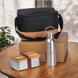 COFFRET PERSONNALISE BOUTEILLE LUNCH BOX SAC 'SOUS'