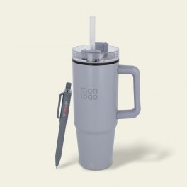 SET MUG ET STYLO PERSONNALISABLE 'STANLI'