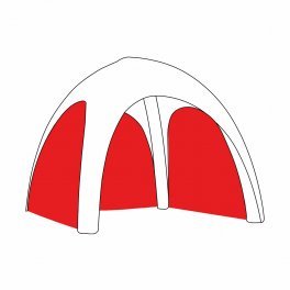 4 PORTES PERSONNALISEES POUR TENTE GONFLABLE 'INUITE'