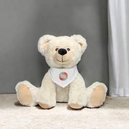 PELUCHE OURSON PERSONNALISABLE 'PADOU BANDANA'