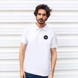 POLO HOMME PERSONNALISABLE BLANC 'TERIM 220'