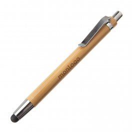 STYLO PERSONNALISABLE BAMBOU MINE NOIRE 'ANDREA'