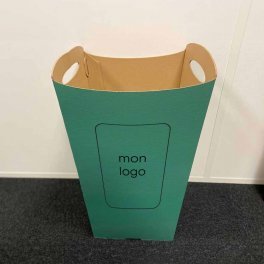 POUBELLE EN CARTON PERSONNALISABLE 'BASOSA'