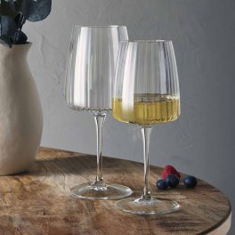 VERRE A VIN PERSONNALISABLE NERVURE MIE 370ML 'VIVIANE'