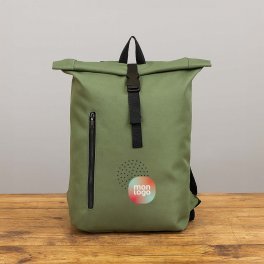 SAC A DOS ROLLTOP RPET PERSONNALISABLE 'MIKOS'