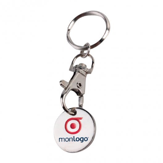 PORTE CLÉS PUBLICITAIRE EN ÉMAIL 'EUROJETON PLUS'