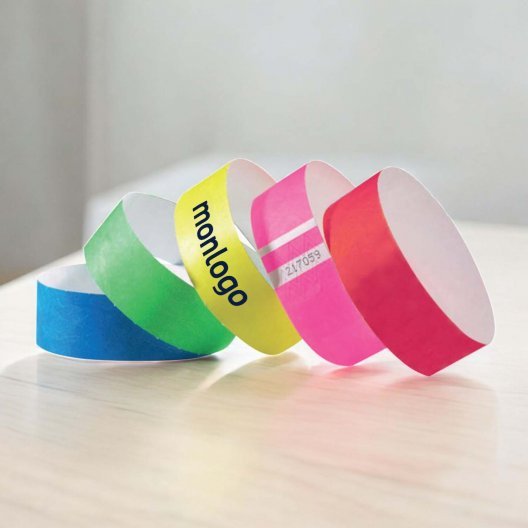 BRACELET TYVEK® EN PAPIER PUBLICITAIRE 'GUEST 2.5'