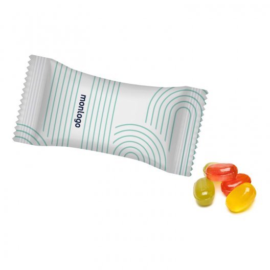 MINI BONBON PUBLICITAIRE 'CANDY' SACHET PLAT