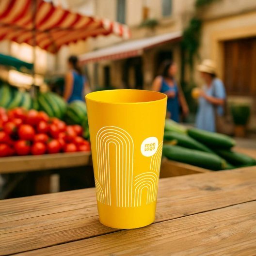 GOBELET PERSONNALISÉ RÉUTILISABLE 30 CL 'CUP'