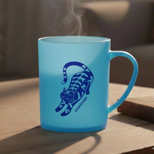 MUG PUBLICITAIRE EN POLYPROPYLENE 'CUP MUG 25'