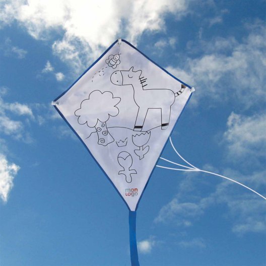 CERF VOLANT PUBLICITAIRE À COLORIER 'MAGGIE'