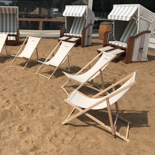TRANSAT CHILIENNE PERSONNALISABLE EN BOIS 'LONG ISLAND'