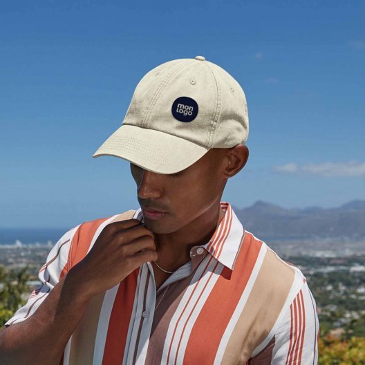 CASQUETTE VINTAGE PROFIL BAS PERSONNALISABLE 'KAPICA'