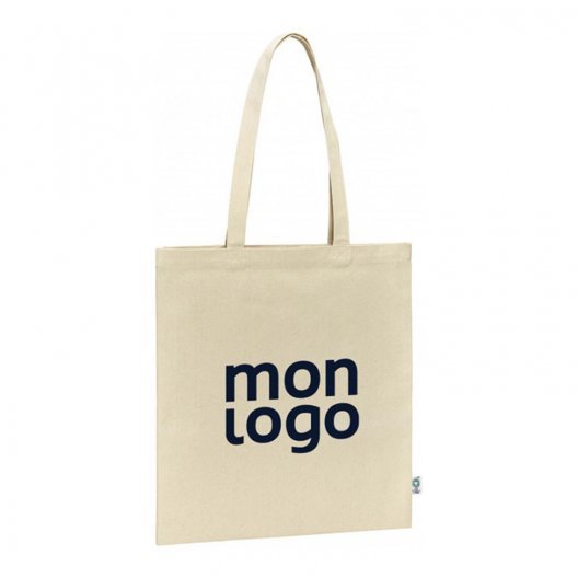 TOTE BAG ANSES LONGUES NATUREL 'MARIETA BIO' 100 À 300 GR/M²