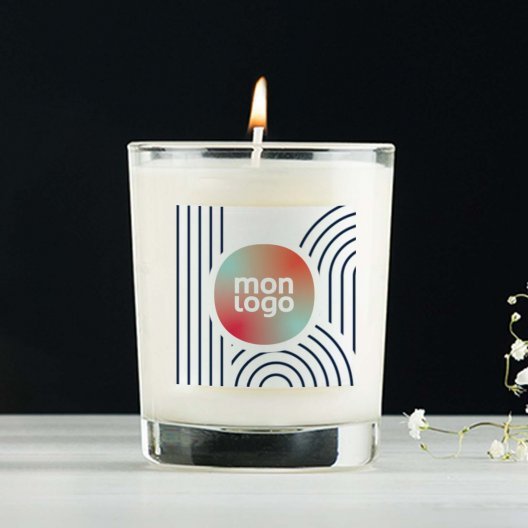 BOUGIE PARFUMÉE PERSONNALISÉE VEGAN 130G 'LOUCE'