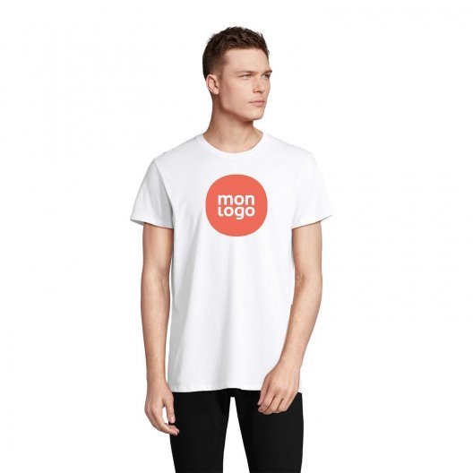 TEE SHIRT PERSONNALISABLE MIXTE BLANC 'RE CRUSADER'