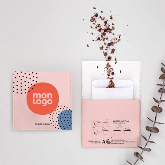 SACHETS DE GRAINES A SEMER PERSONNALISABLE 'SEMILLA'
