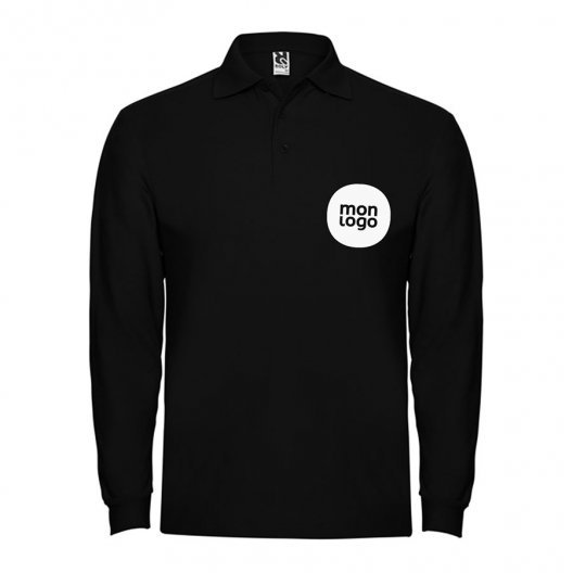 POLO PERSONNALISABLE ML HOMME 'ESTRELLO'