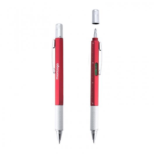 STYLO PERSONNALISABLE MULTIFONCTIONS ALUMINIUM 'SAURILA'