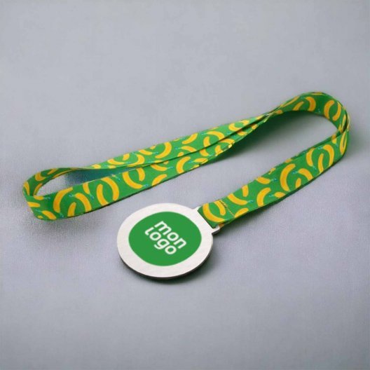 MEDAILLE PERSONNALISABLE EN RPET 'BERCA ALU'