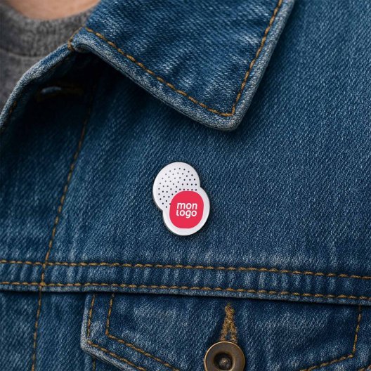 PINS EN ACIER PERSONNALISABLE 'ZAYA'