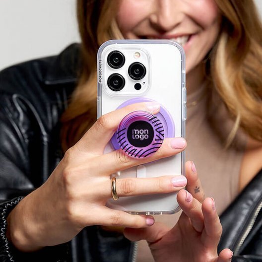 SUPPORT TELEPHONE PERSONNALISABLE 'POPGRIP MAGSAFE'