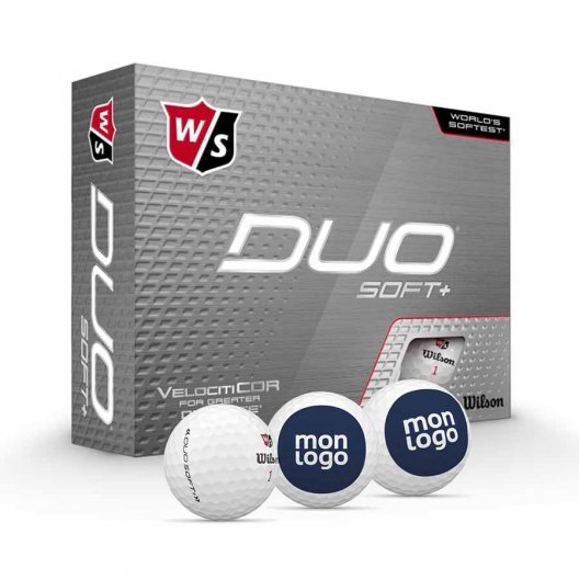 SET DE 3 BALLES DE GOLF PUBLICITAIRE 'WILFA'
