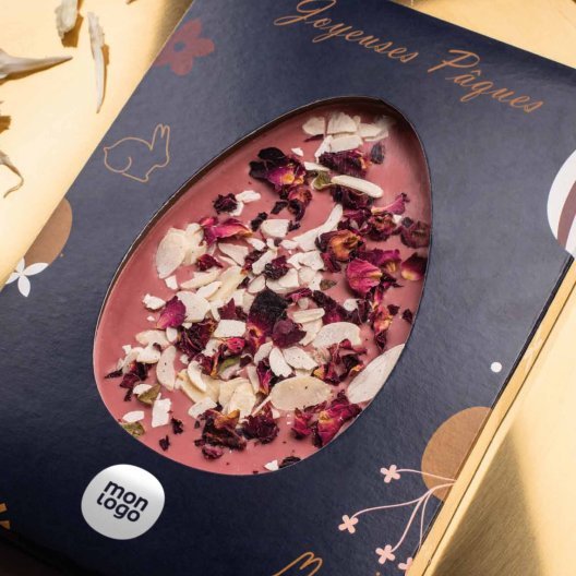 TABLETTE CHOCOLAT AU LAIT PERSONNALISABLE 65G 'EASTER'