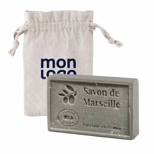SAVON DE MARSEILLE 100GR PERSONNALISABLE 'HIUMA'