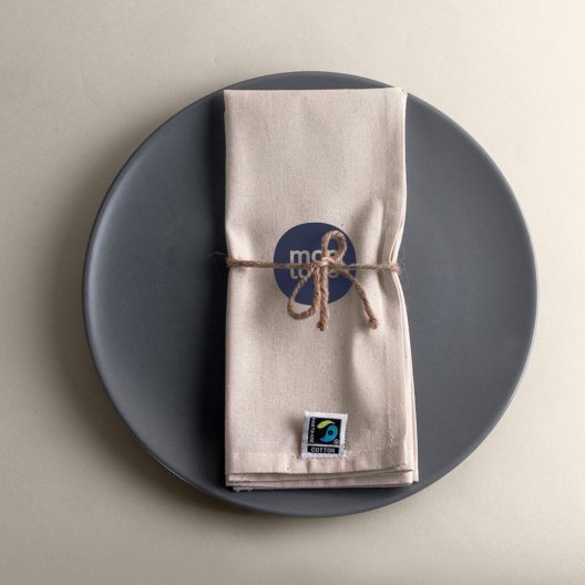 TORCHON SET DE TABLE PERSONNALISABLE 140GR/M2 'CHANTON'