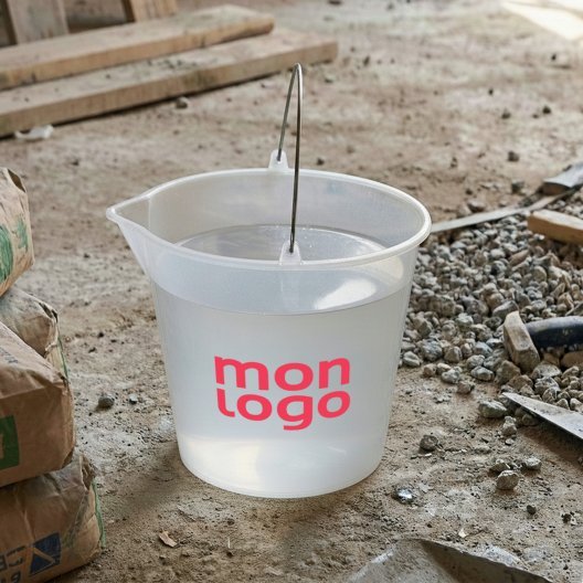 SEAU MESUREUR PERSONNALISABLE 'LUNEX 6 LITRES'