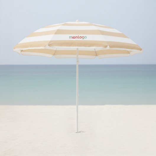 PARASOL DE PLAGE PERSONNALISE 'PARISO BICOLORE'
