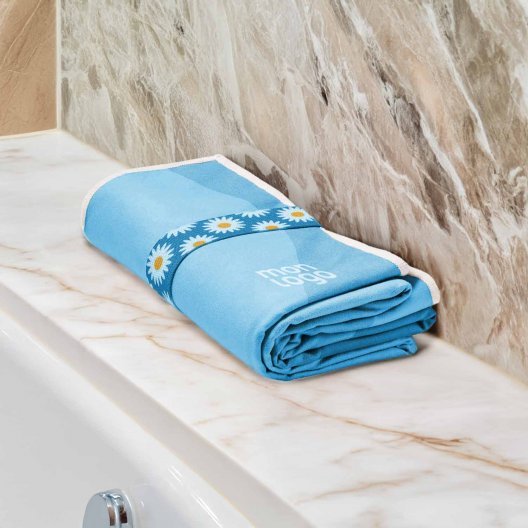 SERVIETTE PERSONNALISABLE 50x100CM 'POLLY ELASTIQUE'