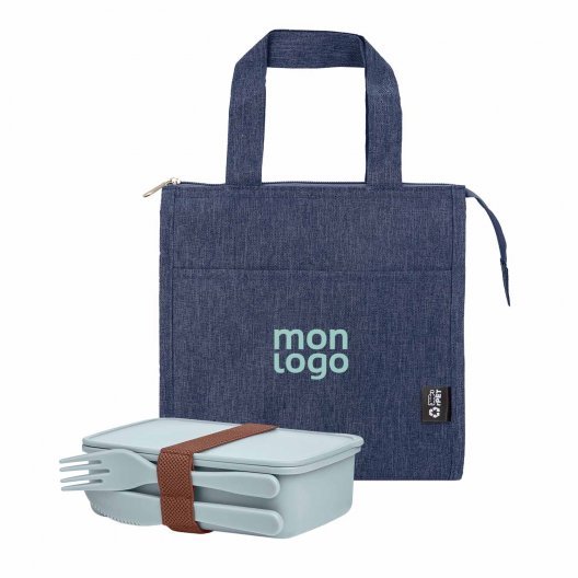 SET LUNCHBOX ET SAC ISOTHERME PERSONNALISABLE 'GOMIAM'