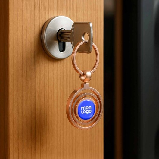 PORTE CLES SPIN PERSONNALISABLE 'ANTONETTA SPIN'