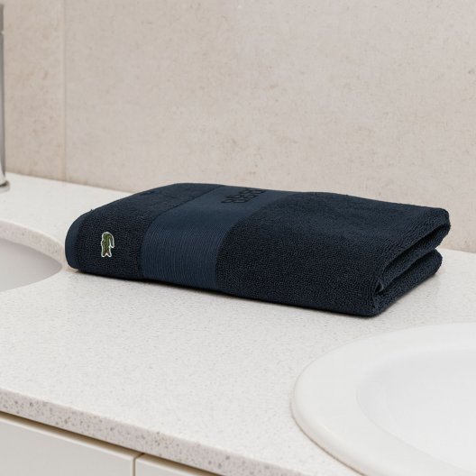 SERVIETTE 50X100CM LACOSTE PERSONNALISABLE 'LE CROCO'