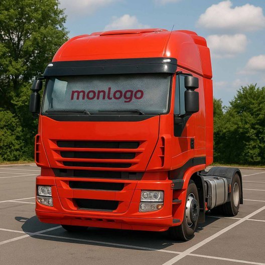 PARE SOLEIL ALU CAMION PERSONNALISABLE 'TRUCKI'