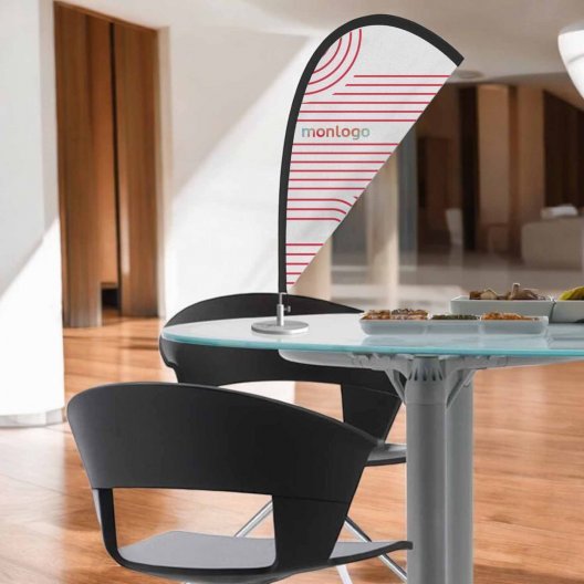 MINI ORIFLAMME DE TABLE PERSONNALISABLE 'TOLITO'