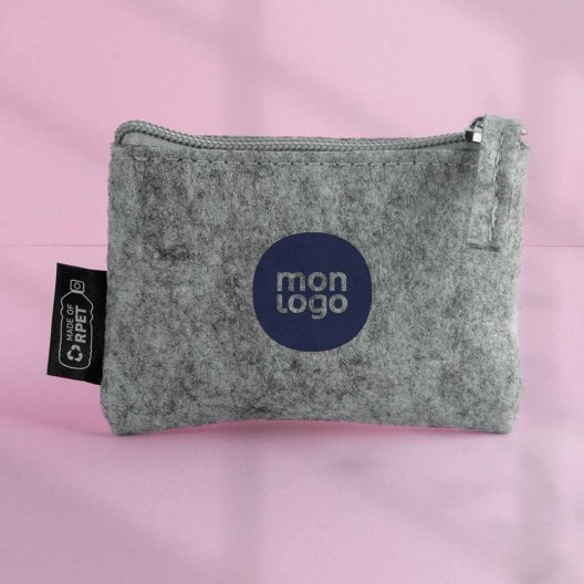 PORTE MONNAIE PERSONNALISE EN FEUTRE 'REDDY COULEUR'
