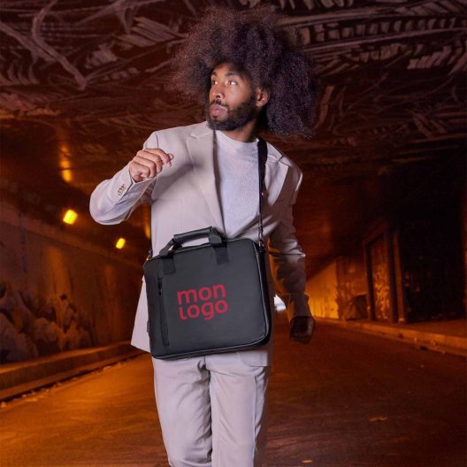 SACOCHE ORDINATEUR WATERPROOF PERSONNALISABLE 'MANHATTAN'