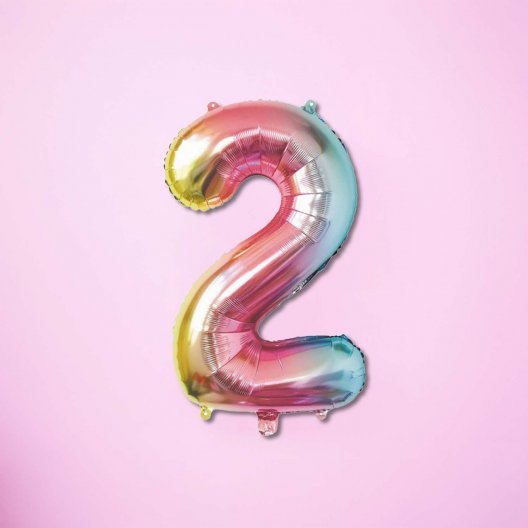 BALLON NUMERO EN MYLAR IRISE 'NUMBERZ'