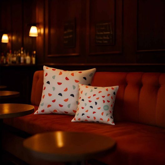 COUSSIN PERSONNALISE 'JAIPUR MICROFIBRE'