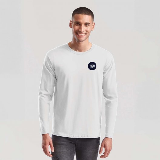 TEE SHIRT ML BLANC PERSONNALISE 'ICONIC 195 ML'