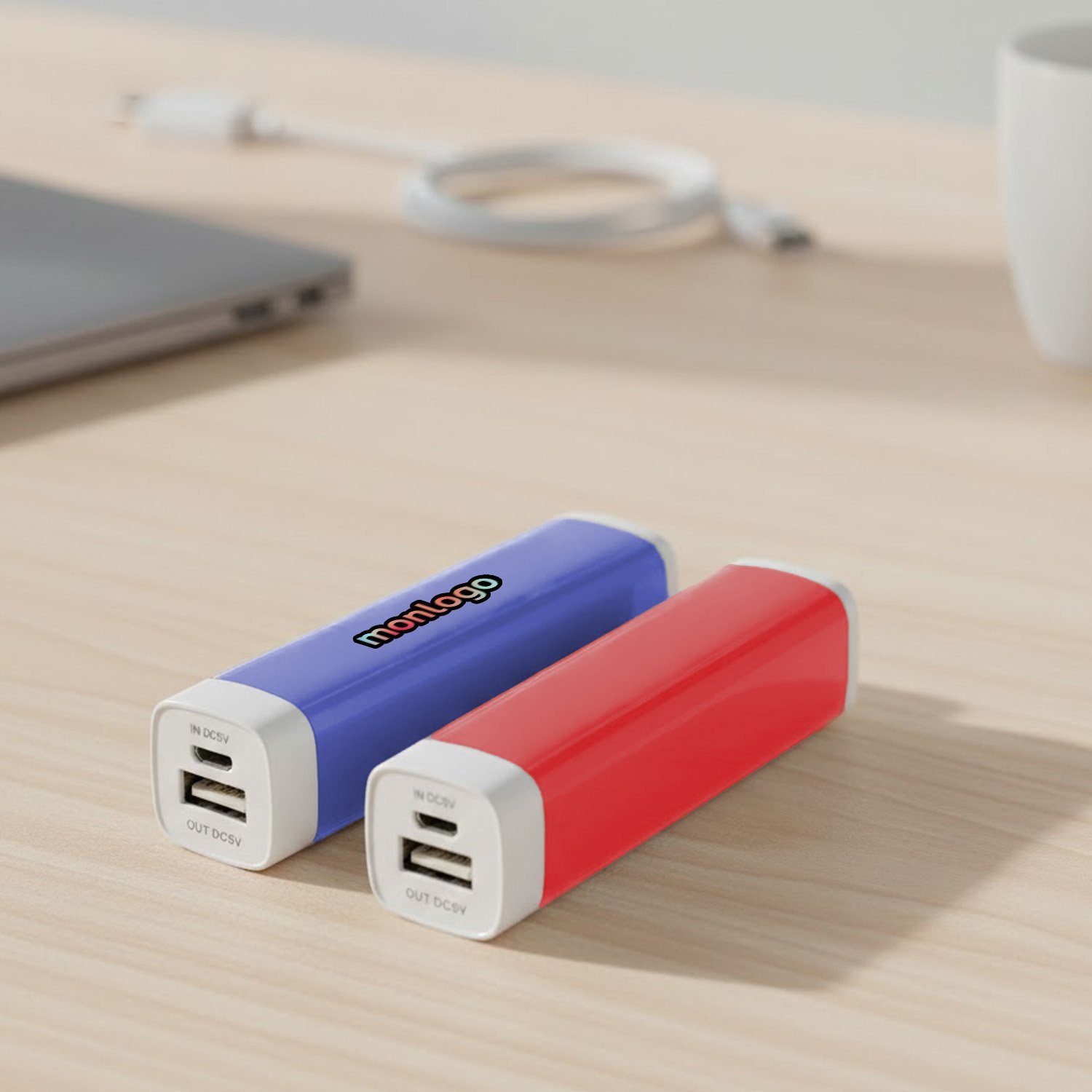 BATTERIE DE SECOURS 2200 MAH PUBLICITAIRE 'PULS CARRE'