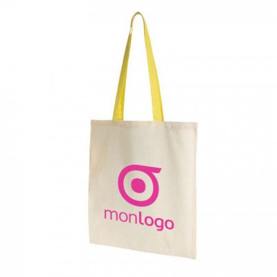 EXPRESS 72H - SAC SHOPPING COTON ANSES LONGUES 130 GR/M²  'AURIANA'